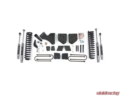 BDS Suspension 6 Inch Lift Kit | 5 Inch Block Kit No Overload | NX2 Nitro Series Shock Ford F250 | F350 Super Duty 4WD Diesel 2005-2007 - BDS349H