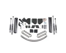 BDS Suspension 6 Inch Lift Kit 3 Inch Block Kit Add-A-Leaf with Overload And | NX2 Nitro Series Shock Ford F250 | F350 Super Duty 4WD Diesel 2005-2007