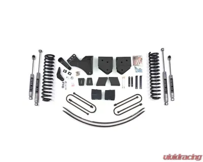 BDS Suspension 6 Inch Lift Kit 3 Inch Block Kit Add-A-Leaf with Overload And | NX2 Nitro Series Shock Ford F250 | F350 Super Duty 4WD Diesel 2005-2007 - BDS354H