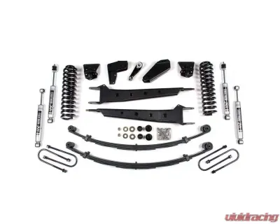 BDS Suspension 4 Inch Lift Kit with Radius Arm | 2 Inch Leaf Springs Ford F100 | F150 4WD 1980-1996 - BDS529H