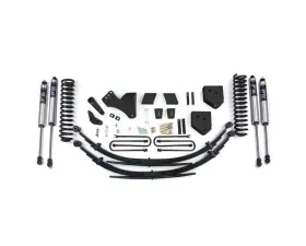 BDS Suspension 4 Inch Lift Kit | Leaf Springs | FOX 2.0 Performance Series Shock Ford F250 | F350 Super Duty 4WD Gas 2008-2010