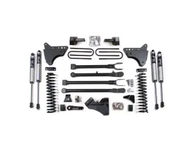 BDS Suspension 6 Inch Lift Kit with 4-Link | Block Kit | FOX 2.0 Performance Series Shock Ford F250 | F350 Super Duty 4WD Diesel 2008-2010