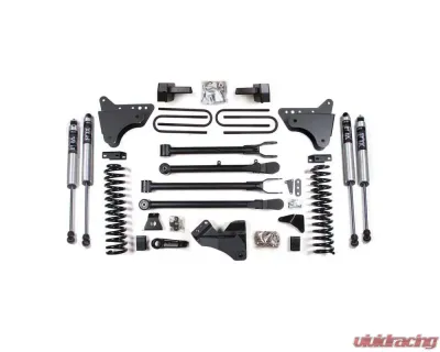 BDS Suspension 6 Inch Lift Kit with 4-Link | Block Kit | FOX 2.0 Performance Series Shock Ford F250 | F350 Super Duty 4WD Diesel 2008-2010 - BDS560FS