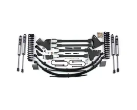 BDS Suspension 8 Inch Lift Kit with 4-Link FOX 2.0 Performance Series Shocks Ford F250 | F350 Super Duty 4WD Gas 2008-2010