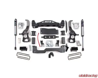 BDS Suspension 4 Inch Lift Kit FOX 2.0 Performance Series Shocks Ford F150 4WD 2004-2008 - BDS576FS