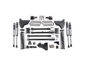 BDS Suspension 4 Inch Lift Kit with 4-Link | Block Kit | FOX 2.0 Performance Series Shock Ford F250 | F350 Super Duty 4WD Diesel 2011-2016