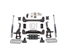 BDS Suspension 4 Inch Lift Kit NX2 Nitro Series Shocks Ford F150 2WD 2014