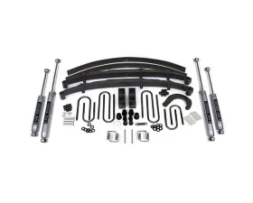 BDS Suspension 4 Inch Lift Kit | 4 Inch Block Kit with Add-A-Leaf | NX2 Nitro Series Shock Chevrolet | GMC 1/2 Ton Truck | SUV 4WD 1973-1976