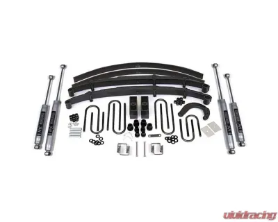 BDS Suspension 4 Inch Lift Kit | 4 Inch Block Kit with Add-A-Leaf | NX2 Nitro Series Shock Chevrolet | GMC 1/2 Ton Truck | SUV 1988-1991 - BDS139H