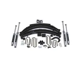 BDS Suspension 4 Inch Lift Kit | Leaf Springs | NX2 Nitro Series Shock Chevrolet | GMC 1/2 Ton Truck | SUV 4WD 1973-1976