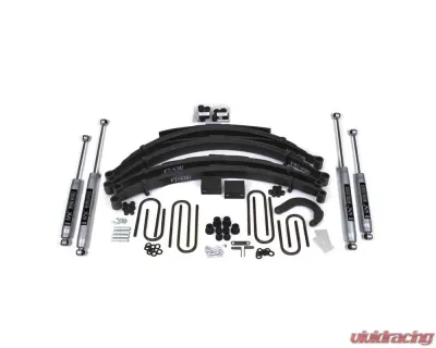 BDS Suspension 4 Inch Lift Kit | Leaf Springs | NX2 Nitro Series Shock Chevrolet | GMC 1/2 Ton Truck | SUV 4WD 1973-1976 - BDS113H