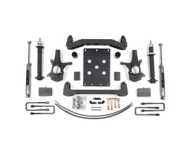 BDS Suspension 6 Inch Lift Kit | 5 Inch Block and Add-A-Leaf | NX2 Nitro Series Shock Chevrolet Silverado 1500 | GMC Sierra 1500 2WD 2007-2013