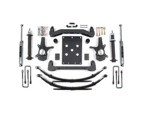 BDS Suspension 6 Inch Lift Kit | Leaf Springs | NX2 Nitro Series Shock Chevrolet Silverado | GMC Sierra 1500 2WD 2007-2013