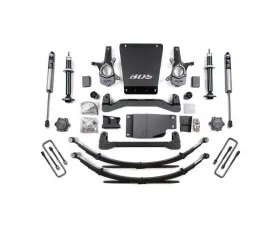 BDS Suspension 6 Inch Lift Kit | Leaf Springs | FOX 2.0 Performance Series Shock Chevrolet Silverado 1500 | GMC Sierra 1500 4WD 2007-2013