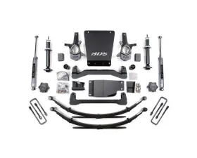 BDS Suspension 6 Inch Lift Kit | Leaf Springs | NX2 Nitro Series Shock Chevrolet Silverado 1500 | GMC Sierra 1500 4WD 2007-2013