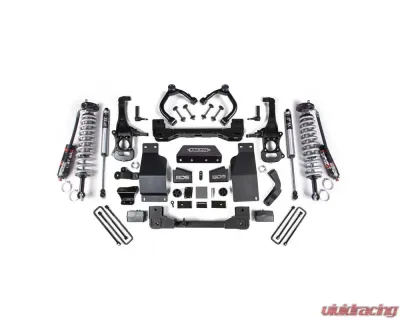 BDS Suspension 4 Inch Lift Kit | FOX 2.5 Performance Elite Coil-Over | FOX 2.0 Performance Series Rear Shock Chevrolet Silverado 1500 | GMC Sierra 1500 4WD Diesel 2019-2024 - BDS1802FPE