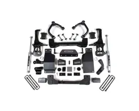 BDS Suspension 4 Inch Lift Kit | Strut Spacer Front Shock | NX2 Nitro Series Rear Shock Chevrolet Silverado 1500 | GMC Sierra 1500 4WD Diesel 2019-2024