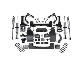 BDS Suspension 6 Inch Lift Kit Strut FOX 2.0 Performance Series Front And Rear Shock Chevrolet Silverado 1500 | GMC Sierra 1500 4WD Diesel 2019-2025