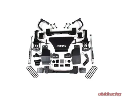 BDS Suspension 4 Inch Lift Kit NX2 Nitro Series Rear Shocks Chevrolet Silverado Trail Boss | GMC Sierra AT4 4WD Gas 2019-2025 - BDS1805H