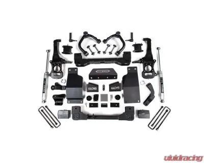 BDS Suspension 4 Inch Lift Kit NX2 Nitro Series Rear Shocks Chevrolet Silverado 1500 Trail Boss | GMC Sierra 1500 AT4 4WD 2020-2025 - BDS1807H