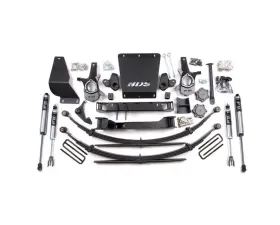 BDS Suspension 4.5 Inch Lift Kit | Leaf Springs | FOX 2.0 Performance Series Shock Chevrolet Silverado | GMC Sierra 1500 4WD 1999-2006
