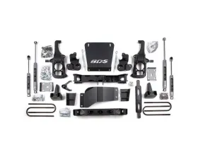 BDS Suspension 6.5 Inch Lift Kit | 4 Inch Block Kit | NX2 Nitro Series Shock Chevrolet Silverado | GMC Sierra 2500HD/3500 2011-2019