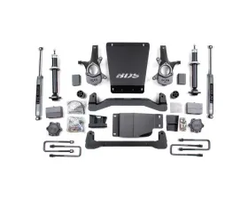BDS Suspension 4 Inch Lift Kit | 5 Inch Block Kit | NX2 Nitro Series Shock Chevrolet Silverado | GMC Sierra 1500 4WD 2007-2013
