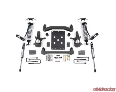 BDS Suspension 4 Inch Lift Kit | 2.5 Coil-Over with DSC Adjuster | 5 Inch Block Kit Chevrolet Silverado | GMC Sierra 1500 2WD 2007-2013 - BDS186FDSC