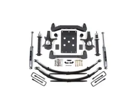 BDS Suspension 4 Inch Lift | Leaf Springs | NX2 Nitro Series Shock Chevrolet Silverado | GMC Sierra 1500 2007-2013