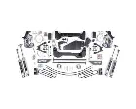 BDS Suspension 6 Inch Lift Kit | 5 Inch Block Kit And Add-A-Leaf | NX2 Nitro Series Shock Chevrolet | GMC K1500/K2500 6 Lug 4WD 1988-1998