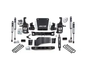 BDS Suspension 6.5 Inch Lift Kit | 3 Inch Block Kit No Overload | FOX 2.0 Performance Series Shock Chevrolet Silverado | GMC Sierra 2500HD/3500 2/4WD 2011-2019
