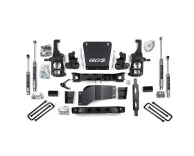 BDS Suspension 6.5 Inch Lift Kit | 3 Inch Block Kit No Overload | NX2 Nitro Series Shock Chevrolet Silverado | GMC Sierra 2500HD/3500 2/4WD 2011-2019