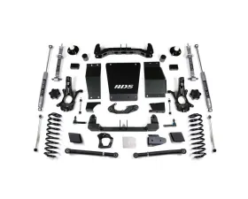 BDS Suspension 6 Inch Lift Kit | Aluminum And Stamped Steel Control Arm | NX2 Nitro Series Shock Chevrolet Suburban | Tahoe | GMC Yukon/XL 4WD 2015-2019
