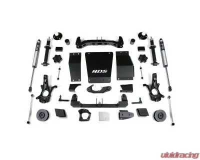 BDS Suspension 4 Inch Lift Kit | Aluminum And Stamped Steel Control Arm | FOX 2.0 Performance Series Shock Chevrolet Suburban | Tahoe | GMC Yukon/XL 4WD 2015-2019 - BDS734FS