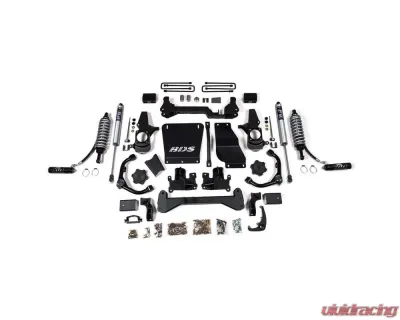 BDS Suspension 01-10 HD 4.5" C/O System w/Rear Block - BDS740FDSC