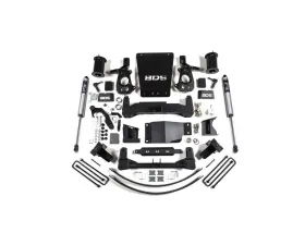 BDS Suspension 8 Inch Lift Kit | Aluminum And Stamped Steel Control Arm | FOX 2.0 Performance Series Shock Chevrolet Silverado | GMC Sierra 1500 2014-2018