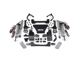 BDS Suspension 4 Inch Lift Kit | FOX 2.5 Performance Elite Coil-Over | FOX 2.5 Performance Elite Rear Shock Chevrolet Silverado 1500 4WD | GMC Sierra 1500 4WD Gas 2019-2024