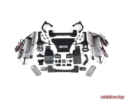 BDS Suspension 4 Inch Lift Kit | FOX 2.5 Performance Elite Coil-Over | FOX 2.5 Performance Elite Rear Shock Chevrolet Silverado 1500 4WD | GMC Sierra 1500 4WD Gas 2019-2024 - BDS781FPE
