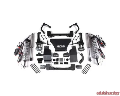 BDS Suspension 2.5 Inch Lift Kit | FOX 2.5 Performance Elite Coil-Over | FOX 2.5 Performance Elite Rear Shock Chevrolet Silverado 1500 Trail Boss | GMC Sierra 1500 AT4 4WD Gas 2019-2024 - BDS787FPE