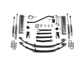 BDS Suspension 4.5 Inch Lift Kit | Chrysler 8.25 Rear Axle | NX2 Nitro Series Shock Jeep Cherokee XJ 1984-2001