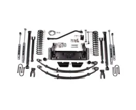 BDS Suspension 4.5 Inch Lift Kit | Long Arm | Chrysler 8.25 Rear Axle | NX2 Nitro Series Shock Jeep Cherokee XJ 1984-2001