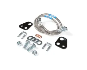 BDS Suspension 06-16 Dodge 1500 Frt Stainless Brakeline