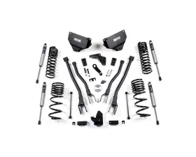 BDS Suspension 4 Inch Lift Kit with 4-Link | FOX 2.0 Performance Series Shock Ram 2500 4WD 2014-2018