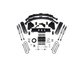 BDS Suspension 4.5 Inch Lift Kit | Leaf Springs | FOX 2.0 Performance Series Shock Ram 3500 4WD Gas 2013-2018