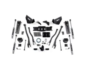 BDS Suspension 5.5 Inch Lift Kit NX2 Nitro Series Shocks Ram 2500 with Rear Air Ride 4WD Gas 2014-2018