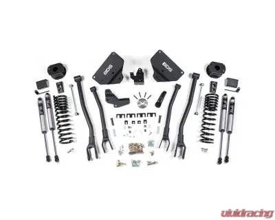 BDS Suspension 4 Inch Lift Kit with 4-Link | FOX 2.0 Performance Series Shock Ram 2500 with Rear Air Ride 4WD Gas 2014-2018 - BDS1634FS