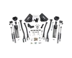 BDS Suspension 4 Inch Lift Kit with 4-Link | NX2 Nitro Series Shock Ram 2500 with Rear Air Ride 4WD Diesel 2014-2018