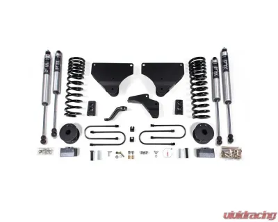 BDS Suspension 4 Inch Lift Kit FOX 2.0 Performance Series Shocks Ram 3500 with Rear Air Ride 4WD Diesel 2013-2018 - BDS1643FS
