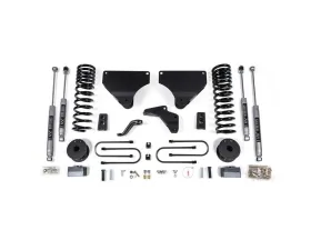 BDS Suspension 4 Inch Lift Kit NX2 Nitro Series Shocks Ram 3500 with Rear Air Ride 4WD Gas 2013-2018