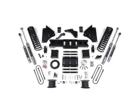 BDS Suspension 5.5 Inch Lift Kit NX2 Nitro Series Shocks Ram 3500 with Rear Air Ride 4WD Diesel 2013-2018